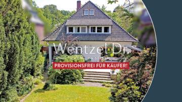 PROVISIONSFREI für Käufer – Großes EFH mit idyllischem Grundstück und Tiefgarage in schöner Wohnlage, 22043 Hamburg (Wandsbek), Einfamilienhaus