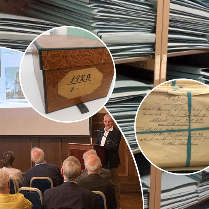 Wentzel Dr. Archiv an Handelskammer übergeben